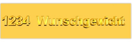 4321 Wunschgewicht; tropfenweise zum Wunschgewicht