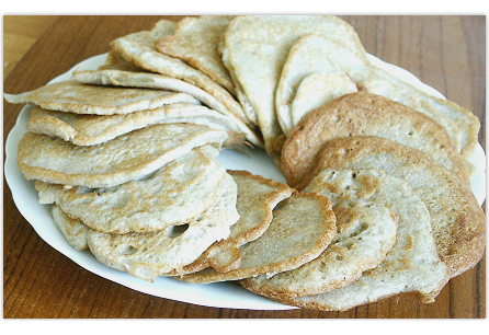 Pfannkuchen aus Buchweizen und Kartoffeln, glutenfrei