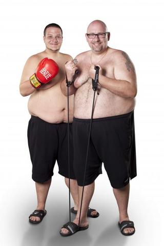 Onkel und Neffe, bereit zum Abnehmen bei Biggest Loser 