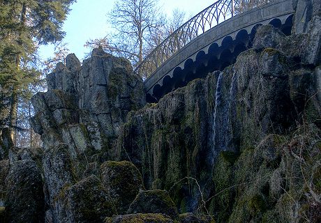 romantische Brücke