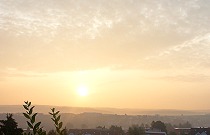 Sonnenaufgang - 26. August 2009, Idstein 